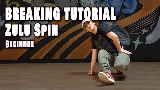 How To Break for Beginners | Zulu Spin | Breaking Tutorial with Bgirl Bonita