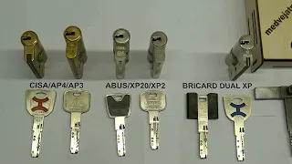 Lockpick for Cisa AP3/AP4 - Abus XP2/XP20 - Bricard Dual XP - Learn how to use