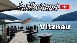 Holiday resort in central Switzerland# Vitznau#LakeLucerne