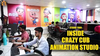 STUDIO TOUR : Inside Crazy Cub Animation Studio | Jugnu Kids | #3danimation #indiananimation