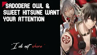 [ASMR] Sadodere Owl and Sweet Kitsune Want Your Attention