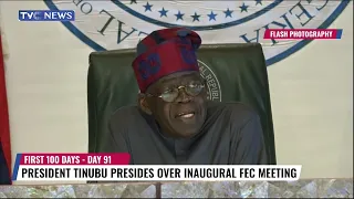 President Tinubu Holds First FEC Meeting With New Ministers