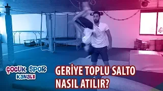 havada takla nasıl yapılır ? (geriye toplu salto nasıl atılır ?   )