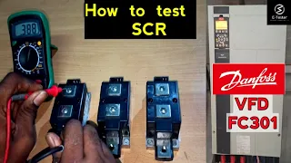 How to test Danfoss VFD's SCR | @ETester