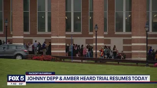 Johnny Depp Trial: Crowds gather in Fairfax as Johnny Depp v. Amber Heard trial continues | FOX 5 DC