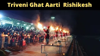 TRIVENI GHAT GANGA AARTI || RISHIKESH || GANGA AARTI || AY KI RIDES || AKSHEP