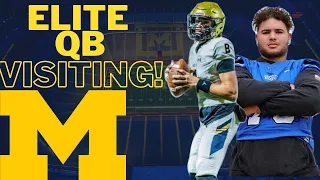 MAJOR Elite QB and OL Set to Make Michigan Visit! Plus a Transfer EXCLUSIVE!!