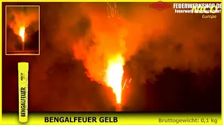 Bengalfeuer gelb