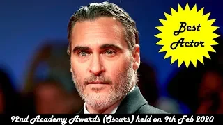 92nd Academy Awards (Oscars) 2020 | Best Actor
