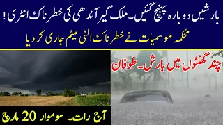 Met office Predicted Widespread Rains in Next 05 days| Weather update| Weather Report, 20 March