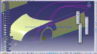 Catia V5 Powerful Tricks #139|Extrapolating Surfaces and Curves in GSD