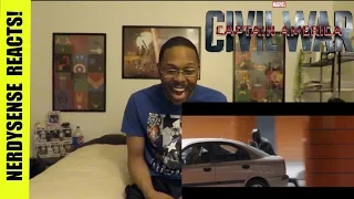 Captain America Civil War Clip - Black Panther Chase Reaction