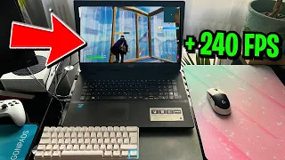 Turning Mums Laptop into a Gaming Laptop ... (Actually 240 FPS?)