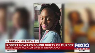 Robert Howard found guilty of murdering Naomi Jones in 2017