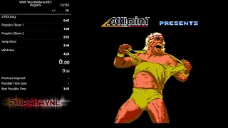 WWF WrestleMania NES Tournament Speedrun - 4:09[Current World Record]