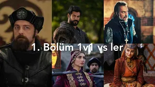 Kuruluş Osman 1. Bölüm Tüm vs Ler