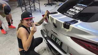 Installing APR Wing and Verus Canards on the Supra!