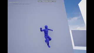 Parkour Fails and Test Crash ragdoll in Unreal Engine 4