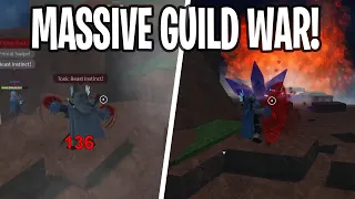 Insane Massive Guild War VS The OWNER OF GPO in Arcane Odyssey