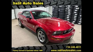Salit Auto Sales - Red 2006 Ford Mustang convertible in Edison, NJ