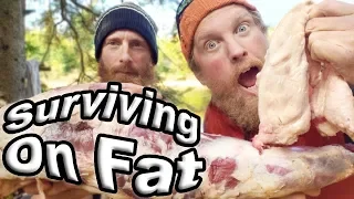 Bear Meat Cooked In Bear Fat, Day 5 Of 7 /  Wilderness Living Challenge  S04E06 Survival Challenge