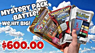 $600 PokeRev, Unlisted Leaf, Pokichloe/PokeDean Mystery pack BATTLE Pokemon OPENING! #reaction #fyp