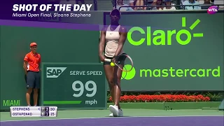 2018 Miami Finals | Shot of the Day | Sloane Stephens