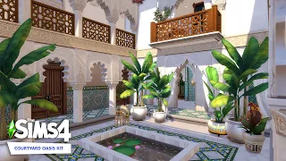 Courtyard Oasis Palace | Stop Motion build | The Sims 4 | NO CC