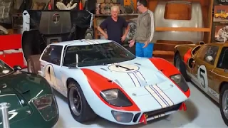 Adam Carolla with Ken Miles' Original Ford GT40