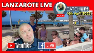 LANZAROTE MEGA WALK - Old Town Puerto Del Carmen to the airport 🔴 LIVE UPDATE!