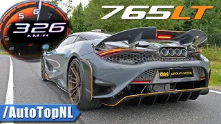 McLaren 765LT *INSANE* 0-326 LAUNCH CONTROL ACCELERATION & SOUND by AutoTopNL