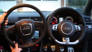 Audi A4 B7 RS4 steering wheel install