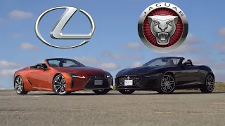 Lexus LC500 vs Jaguar F-Type - THE BEST SOUNDING V8?