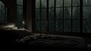 Sleep Immediate in 3 Minutes with Rain Sound in Forest - Rain Sound on Window for Sleeping, Relaxing