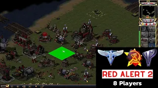 Red Alert 2 Yuri's Revenge I Starlit Mountain Map I 8 Players