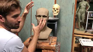 Ep. 4  How to Sculpt the Face - Planes of the Head by Sculptor Rick Casali