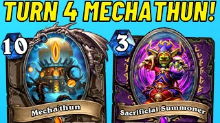 Mecha'thun Warlock is BACK! On TURN 4???