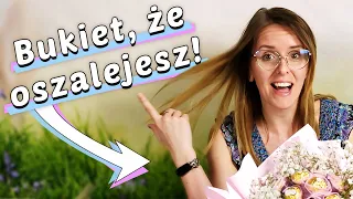 ☕ Bukiet. Taki z cukierków i kwiatów. Ślubny, komunijny, uniwersalny [DIY przy kawie 43]