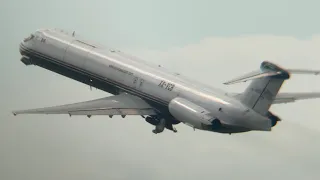 Aeronaves TSM Md-83 loud takeoff from GSO