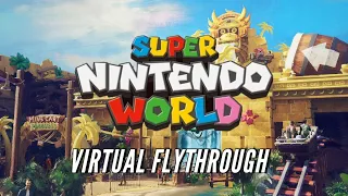 Super Nintendo World Virtual Flythrough Epic Universe 2025