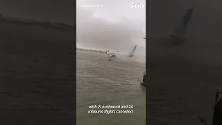 Dubai left underwater after storm hits