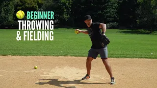 Softball Throwing & Fielding Technique For Beginners