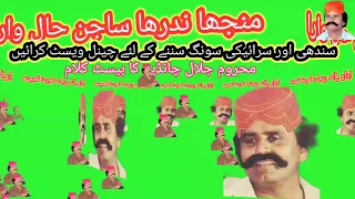 Munjhho Nadhra Sajan Haal🌹🌹//By Ustad Jalal Chandio//@JalalChandio773