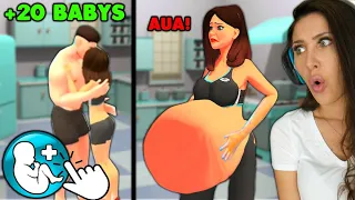 Wie viel Babys kann eine Schwangere im Bauch aushalten? Mother Run 3D