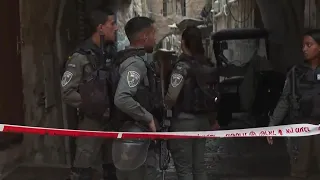 Israeli police officer injured in stabbing attack outside Jerusalem’s Old City