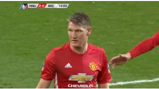 Bastian Schweinsteiger vs Wigan (Home) - Manchester United vs Wigan 4-0 29/01/17