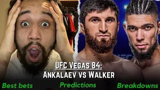 UFC Vegas 84 Walker vs Ankalaev Predictions/Breakdowns & Best Bets!