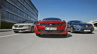 2019 Peugeot 508 vs 2018 Renault Talisman vs 2018 Skoda Superb