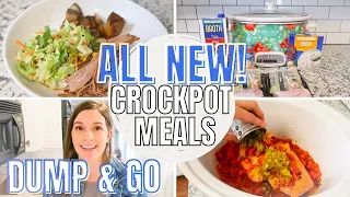 DUMP & GO CROCKPOT MEALS: 5 QUICK & EASY CROCKPOT RECIPES