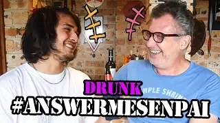 DRUNK DAD JOKES & EMBARRASSING STORIES! #AnswerMeSenpai (ft. My Dad)